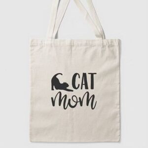Cat Mom Tote Bag